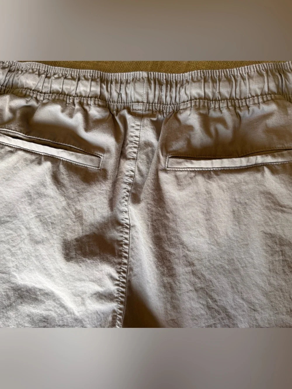 Banana Republic Organic Pull-On Shorts Men’s Medium Glacier Gray Relaxed